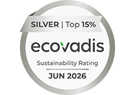 Ecovadis zilveren medaille duurzaamheid