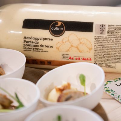 Smaakvolle en gebruiksklare puree van geredde aardappelen. Ontdek RecuPuree