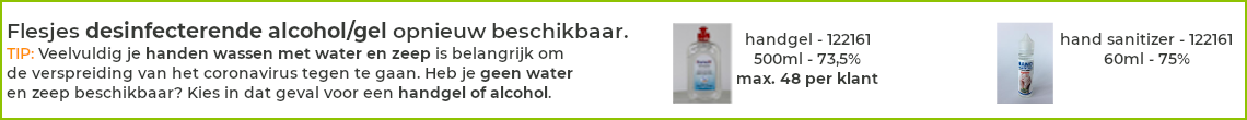handgel beschikbaar